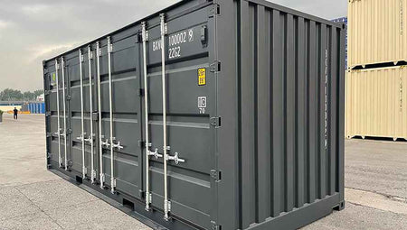 Contenedor marítimo High Cube de 20 pies Open Side (puertas laterales) – acceso completo lateral para carga industrial